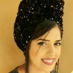 מטפחת פייטים-שחור