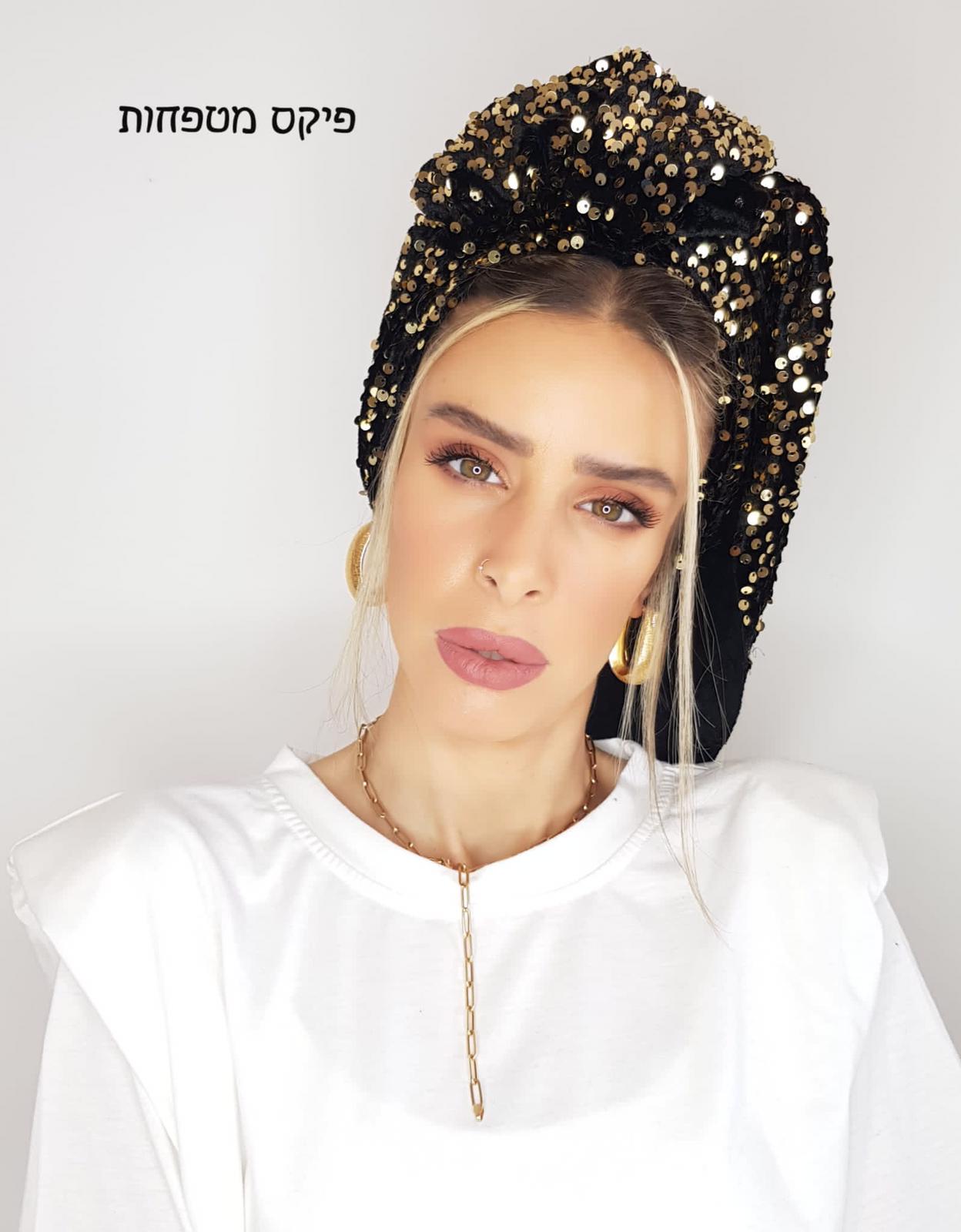 IMG-20211111-WA0095 מטפחת פייטים-זהב – תמונה 1