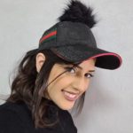 כובע גוצ'י פונפון-שחור
