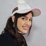 כובע גוצ'י עם פונפון-לבן