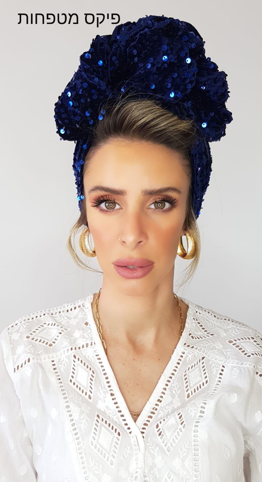 IMG-20221025-WA0036 מטפחת פייטים-כחול – תמונה 1