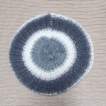 ברט סרוג-אפור לבן