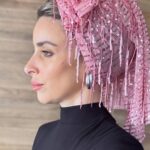 פייטים נופלים-ורוד מסטיק