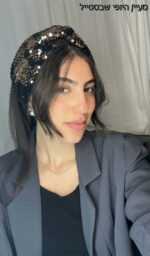 סרט טורבן-פייטים שחור זהב