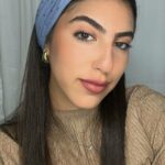סרט טורבן נקודות זהב-תכלת