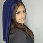 דגם מחורר - כחול