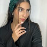סרט טורבן משולב ירוק בקבוק