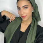 מרובע כותנה -ירוק זית