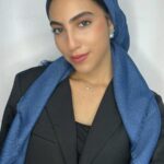 מרובע דגם נצנץ - כחול ג'ינס