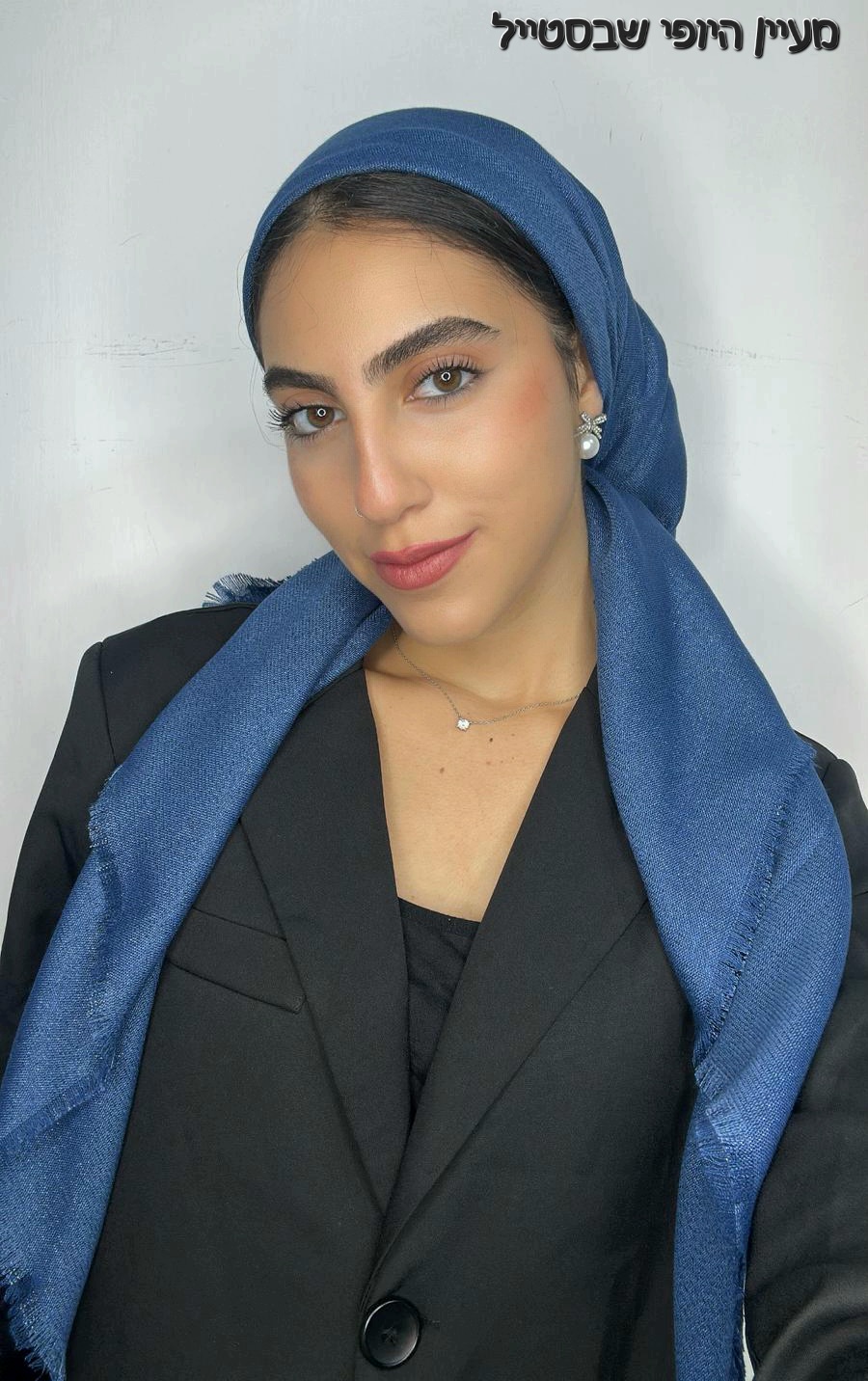 IMG-20251030-WA0410(1) מרובע דגם נצנץ - כחול ג'ינס – תמונה 1