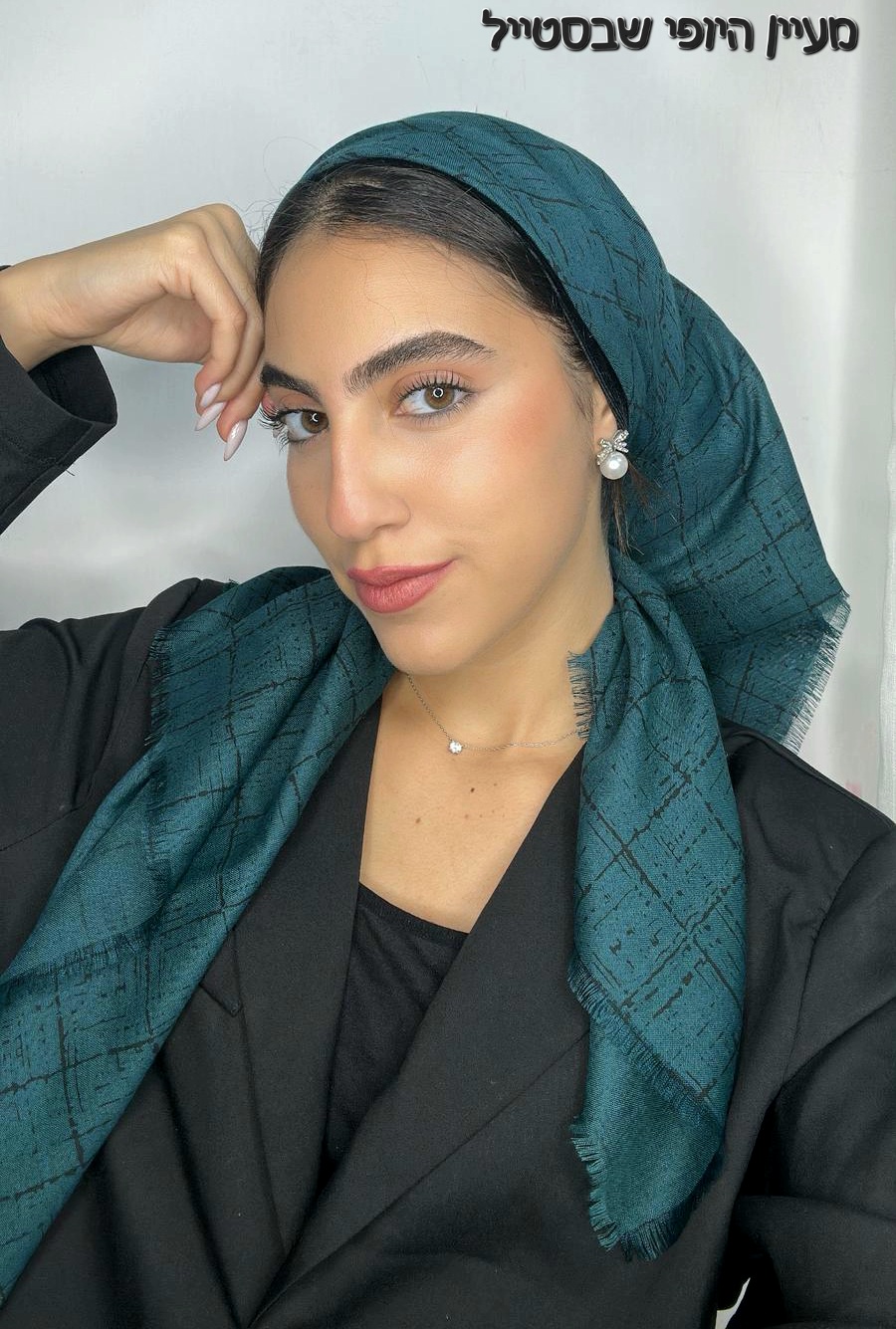 IMG-20251030-WA0415 מרובע דגם רוזי -ירוק – תמונה 1