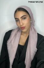 ⁦מרובע דגם נצנץ - ורוד עדין⁩ – תמונה ⁦2⁩