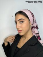 ⁦מרובע דגם שילת - ורוד⁩ – תמונה ⁦2⁩