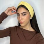 סרט טורבן פסים - צהוב