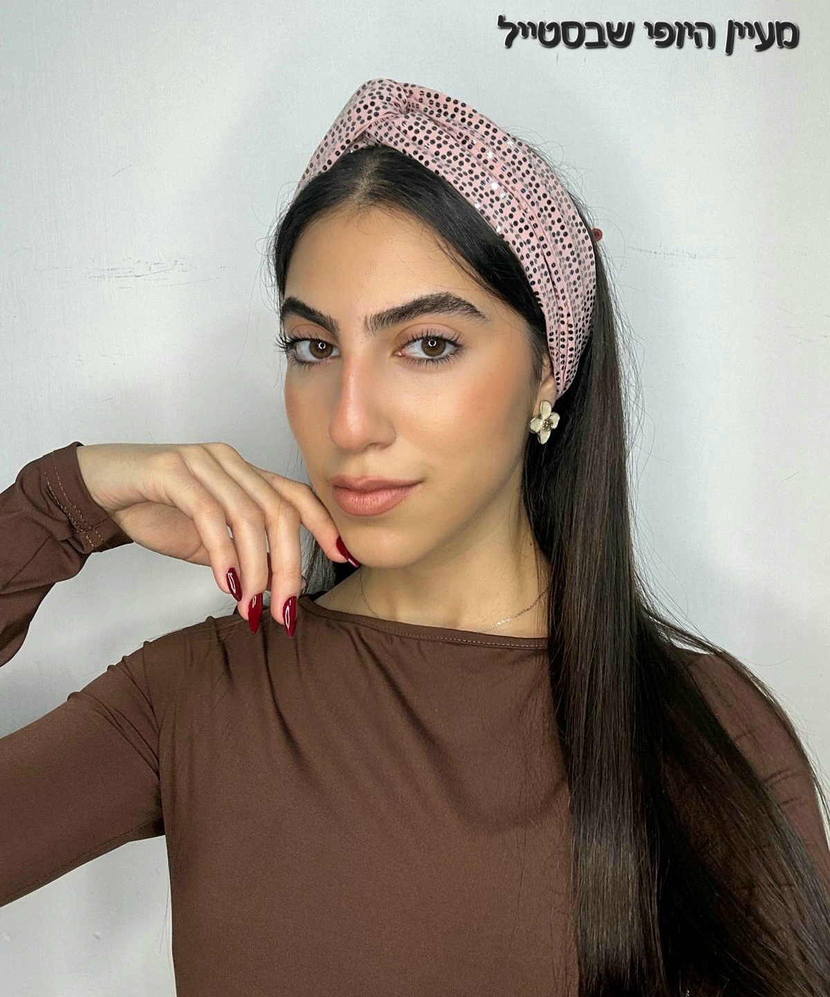 IMG-20251129-WA0017 סרט טורבן פייט מודפס - ורוד – תמונה 1