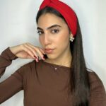 סרט טורבן פסים - אדום