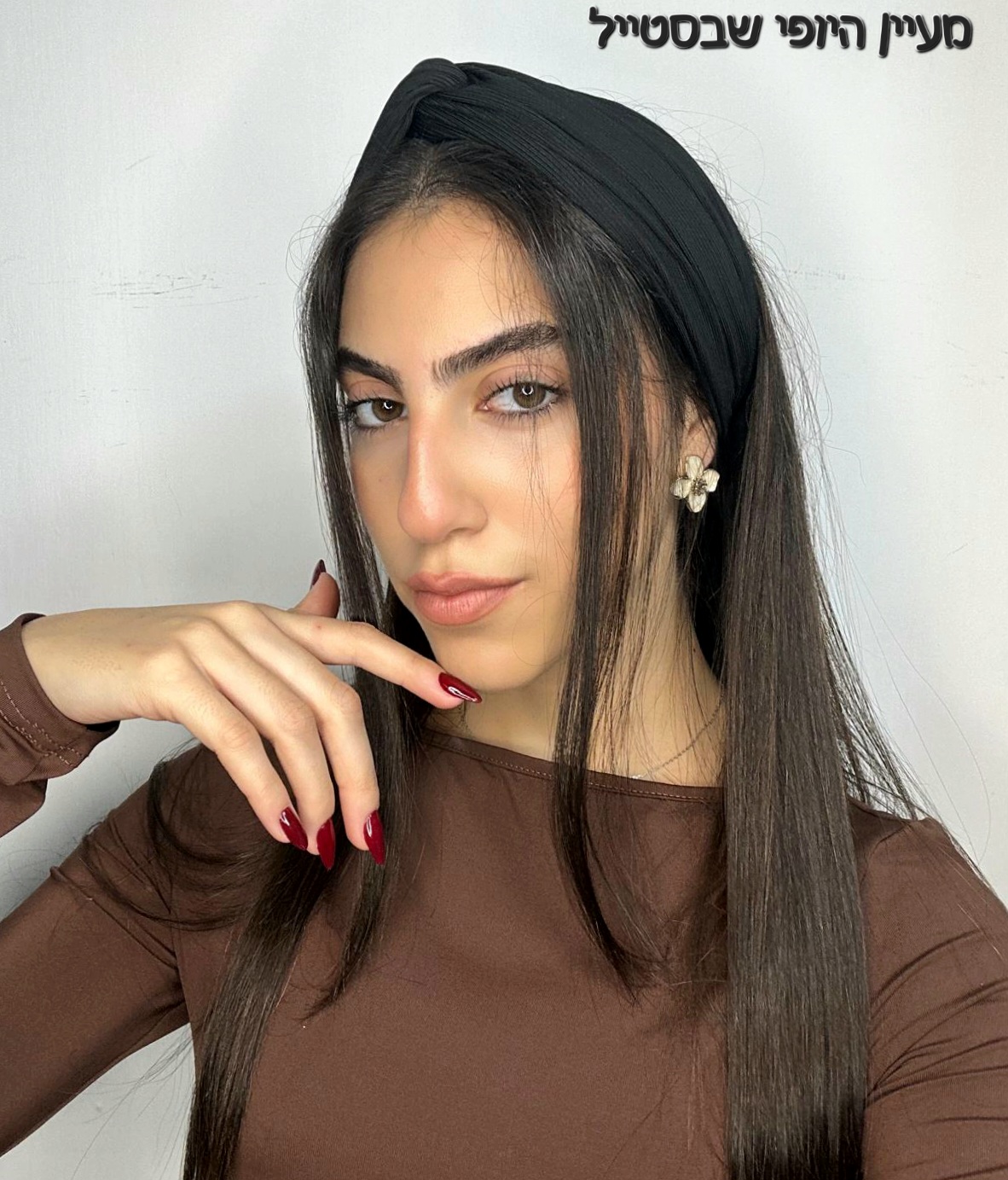 IMG-20251129-WA0034 סרט טורבן פסים - שחור – תמונה 1