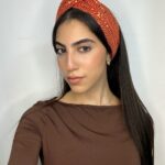 סרט טורבן פייט מודפס - כתום