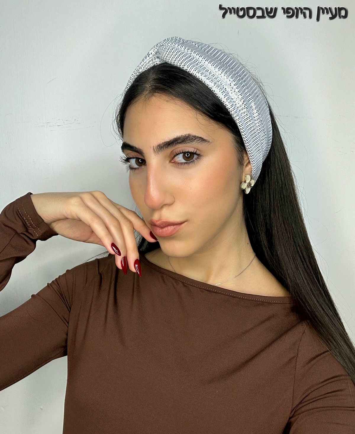 IMG-20251129-WA0055 סרט טורבן -לבן כסף – תמונה 1