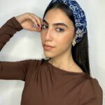 סרט טורבן - כחול משולב זהב