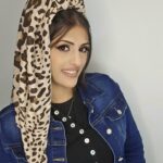 מנומר תכשיט כסף - חום בז'