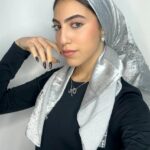 מרובע דגם חגיגי - אפור