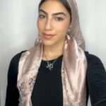 מרובע דגם חגיגי - ורוד