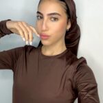 מרובע משי - חום שוקולד