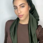 מרובע משי - ירוק