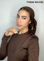 ⁦מרובע קרפ - חום שוקולד⁩ – תמונה ⁦2⁩