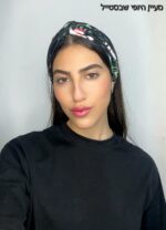 ⁦סרט טורבן דגם פרחוני⁩ – תמונה ⁦2⁩