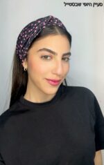 סרט טורבן דגם פרחים