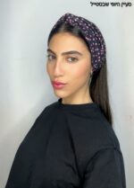 ⁦סרט טורבן דגם פרחים⁩ – תמונה ⁦2⁩
