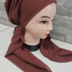 בנדנה קרפ - חום אדמדם