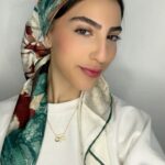 מרובע דגם קורל - ירוק