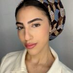 כובע דגם קסם - תכלת שחור שמנת