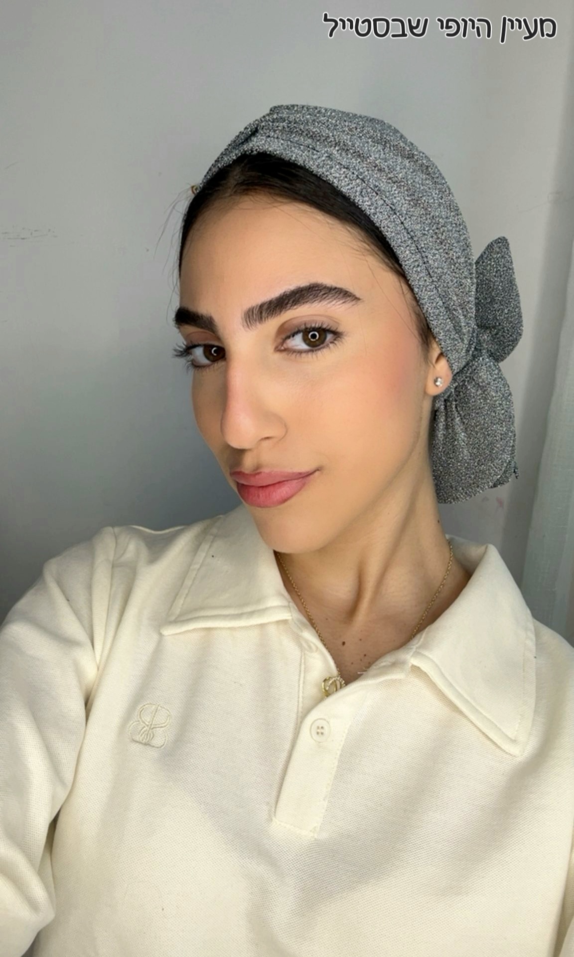IMG-20260520-WA0389 טורבן חגיגי - כסף – תמונה 1
