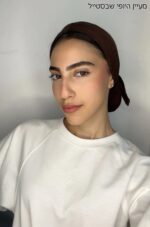 ⁦טורבן רשת - חום⁩ – תמונה ⁦2⁩